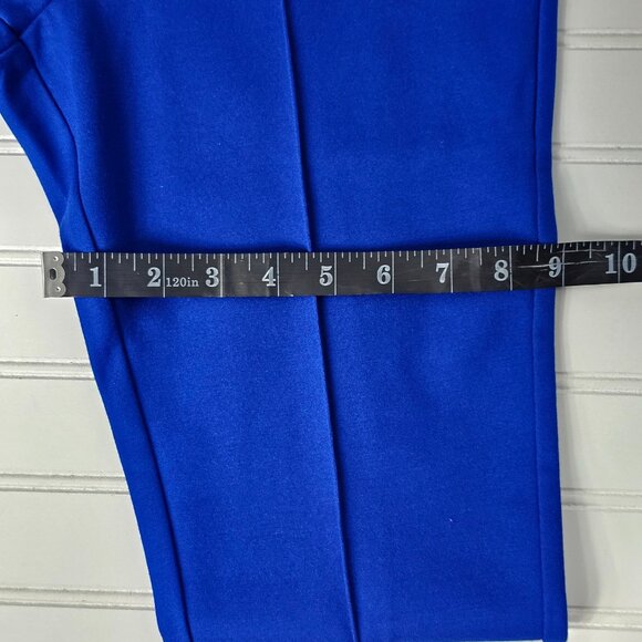 Universal Standard Women's Blue Pintuck Point Tapered Ankle Pants Size XS NWT - Picture 13 of 14
